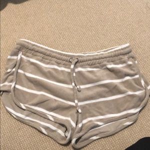 Terry cloth shorts!